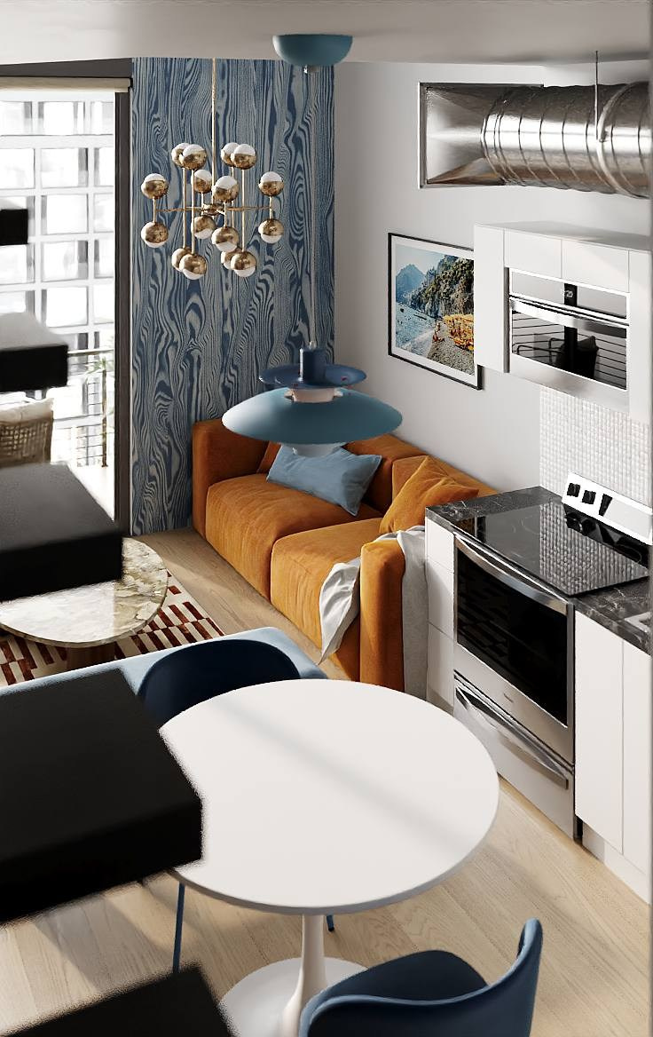 Open Concept Apartment. Andrei Subochev