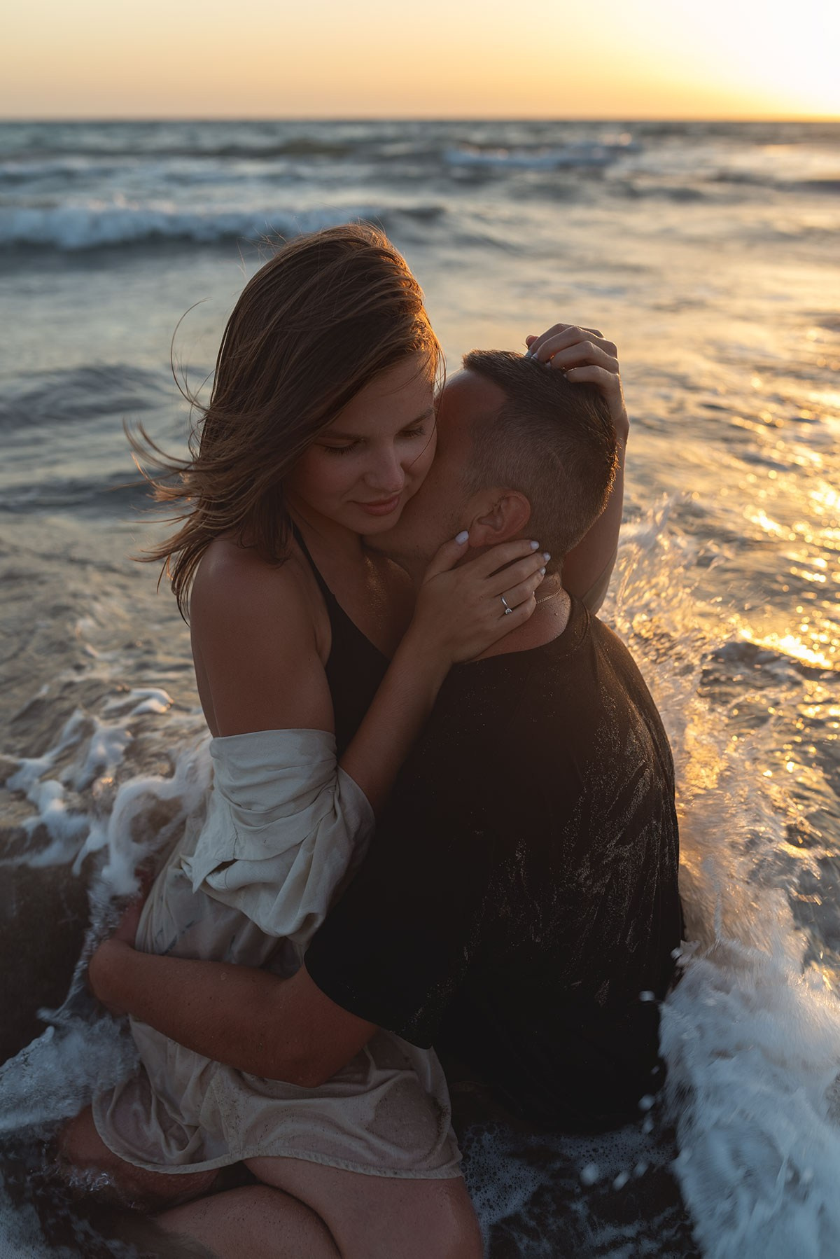 Съемка на море на закате. Фотограф Анталия, Кемер, Белек, Сиде Дарья Кая