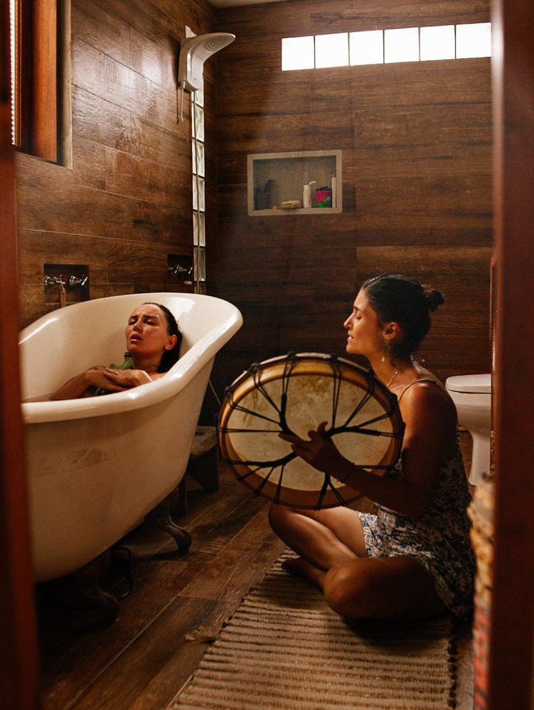 Ritual de fechamento Posparto. Fotógrafo de família e crianças