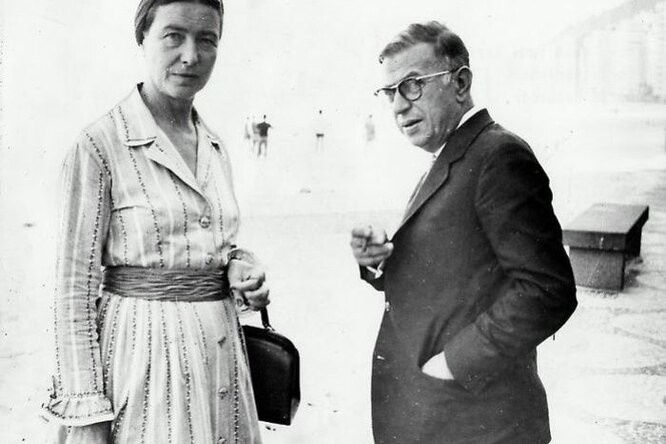 Simone de Beauvoir and Jean-Paul Sartre