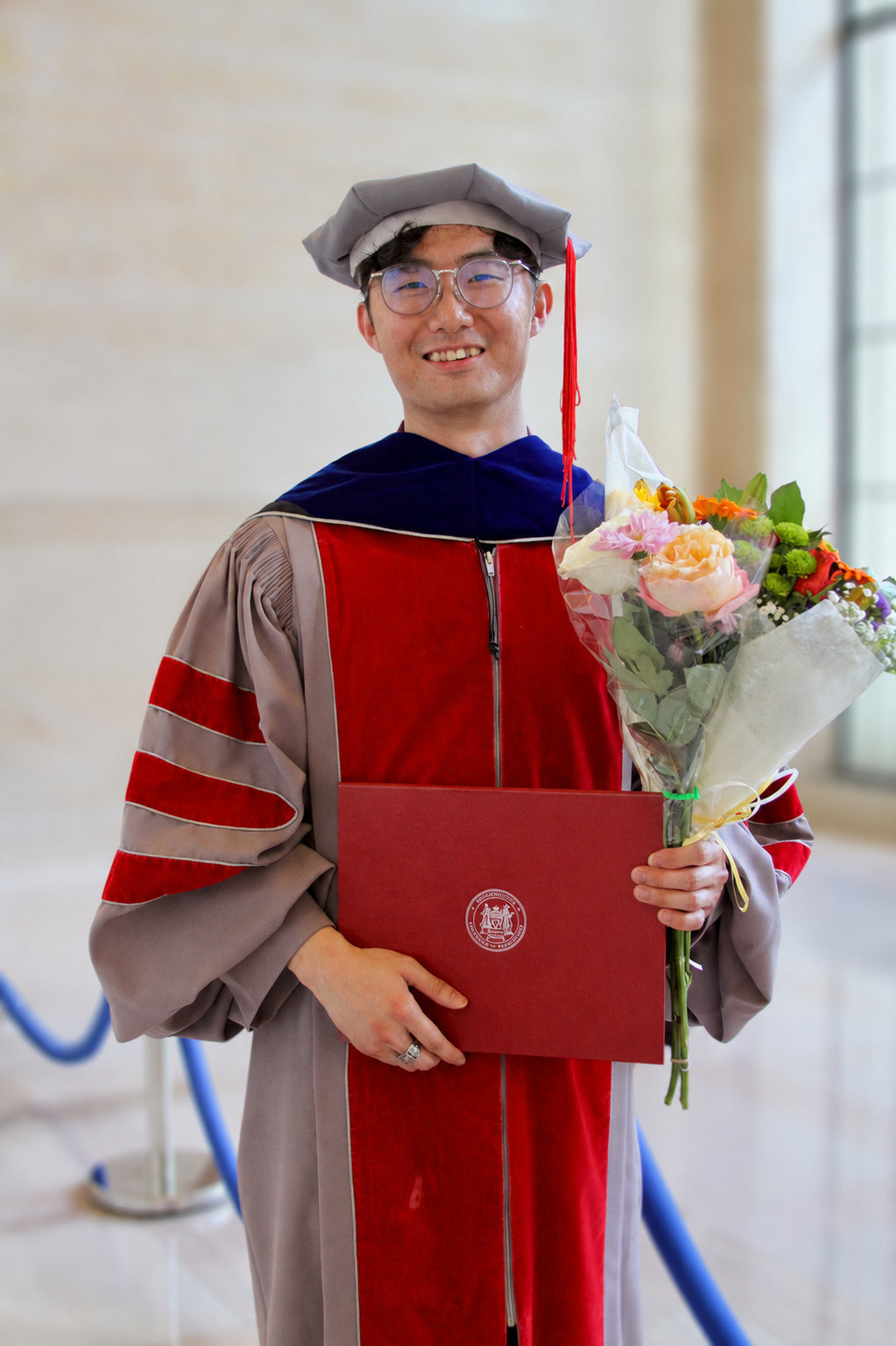 PhD graduation with Elton. Kelly Sang, graduation and portrait photographer in Boston