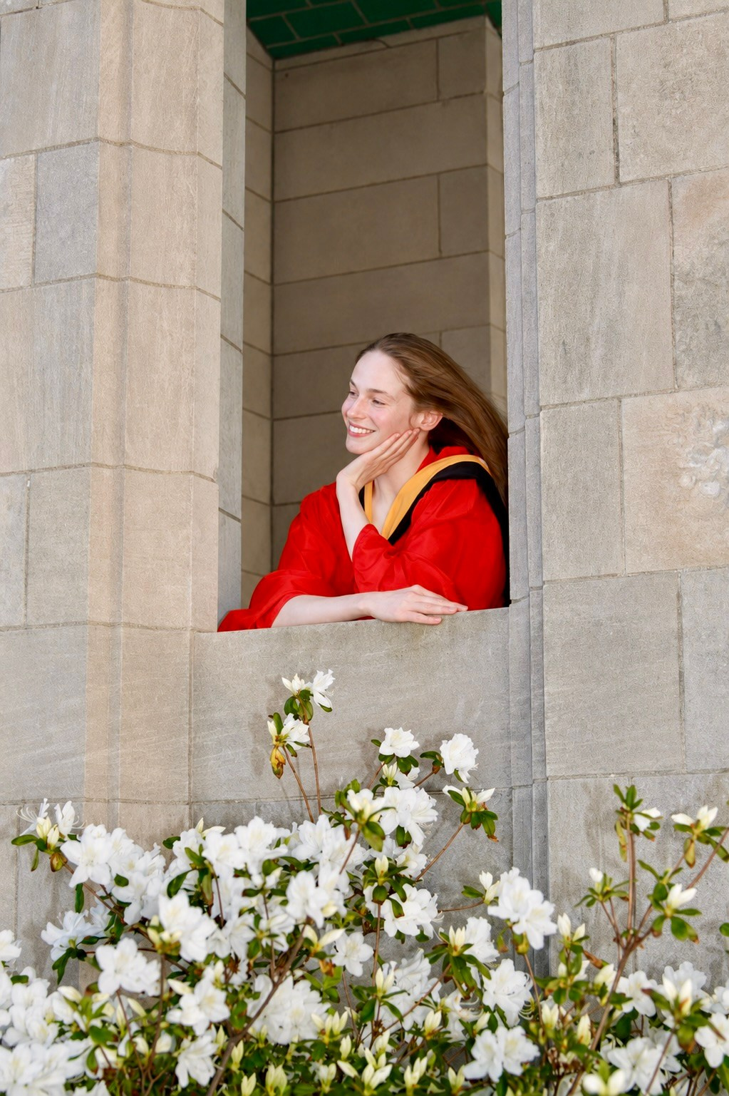 Masters graduation with Rach. Kelly Sang, graduation and portrait photographer in Boston