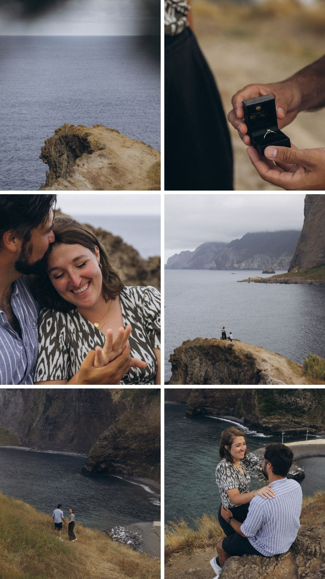 Secret Proposal at Miradouro do Guindaste at Sunset, Madeira. Fotógrafa na Madeira para casais, pedidos de casamento, elopements e casamentos íntimos | Tatiana