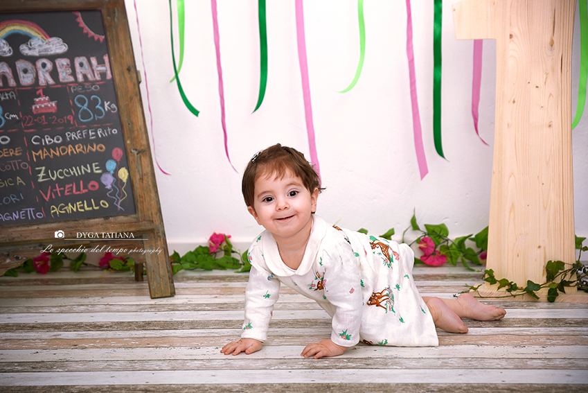 Smash cake (Primo compleanno). Lo specchio del tempo photography