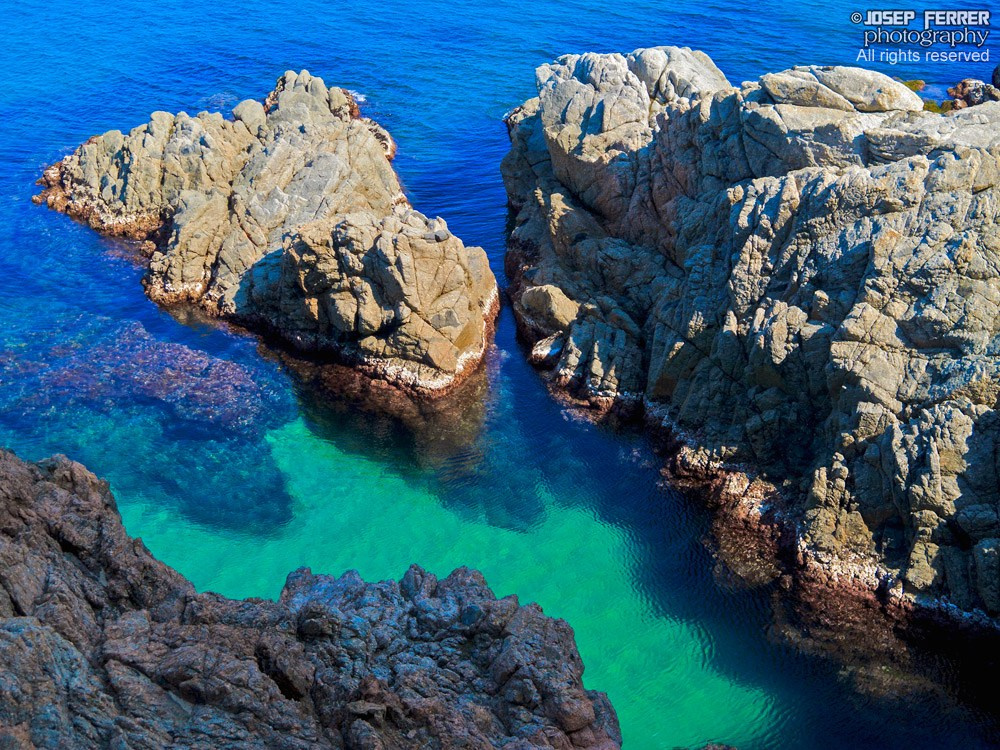 The water of Costa Brava, Catalunya