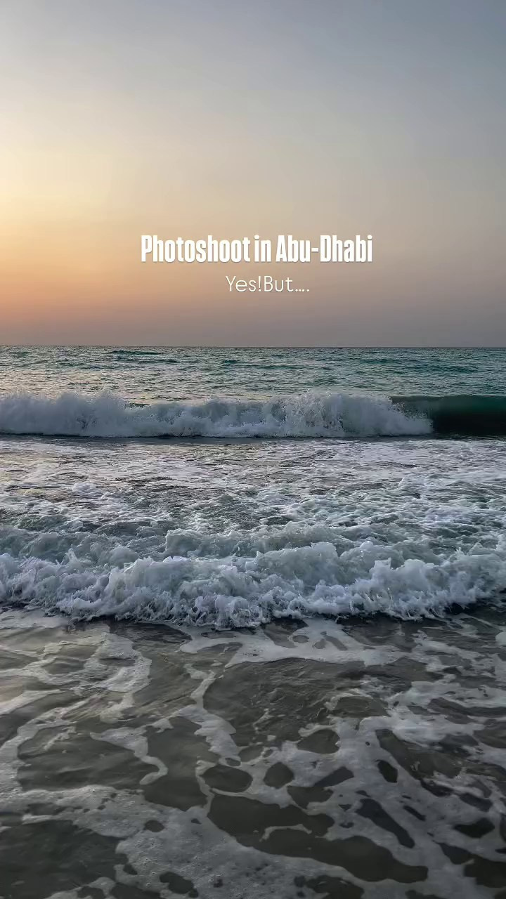 Seaside Photoshoot Abu Dhabi. Professional Photographer Abu Dhabi, Dubai — Yulia Ismoilova | 2025