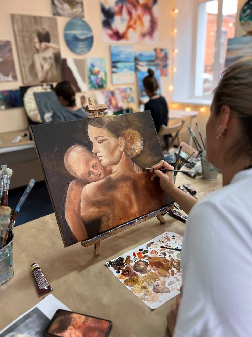 Обучение. Художник преподаватель Полина Черноярова