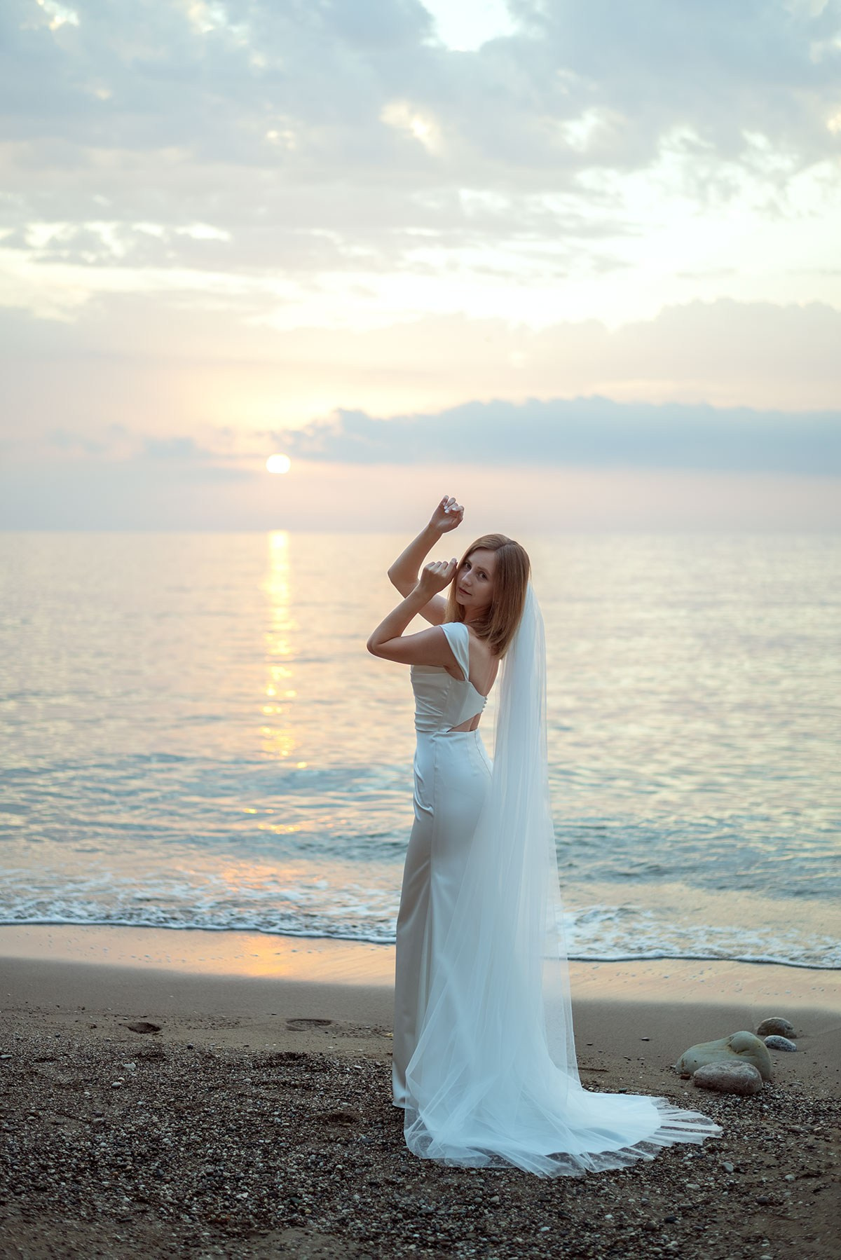 Свадебная фотосессия на рассвете в Кемере. Фотограф Анталия, Кемер, Белек, Сиде Дарья Кая