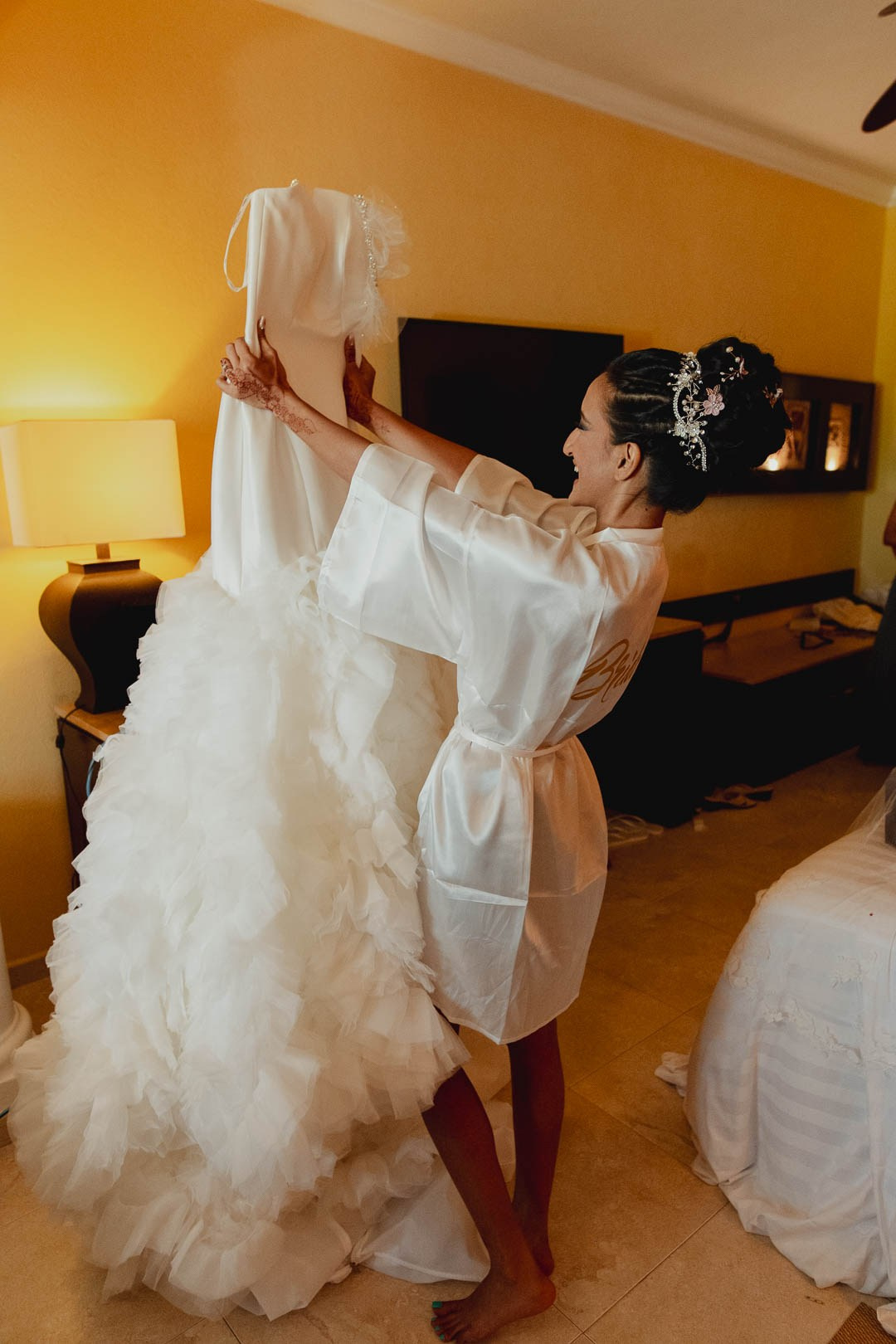 Sneha & Jon — Hindu & Christian Wedding — Barcelo Palace. Destination wedding photographer based in Cancun and Riviera Maya with service worldwide