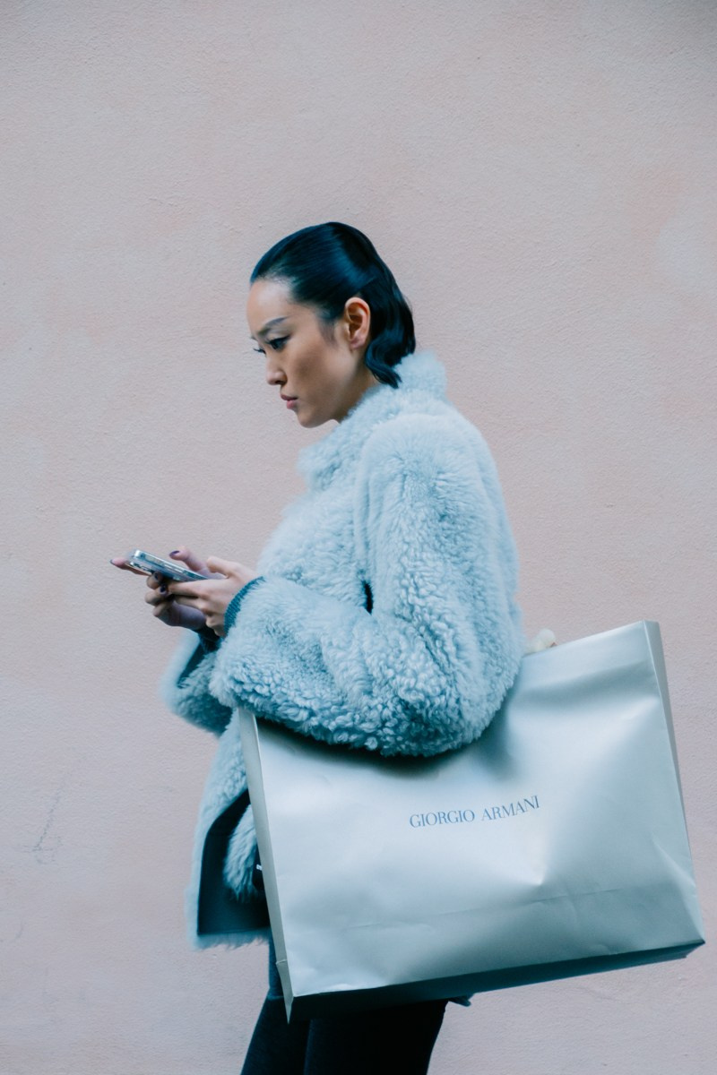 Street style in Milan. Milano Fashion Week