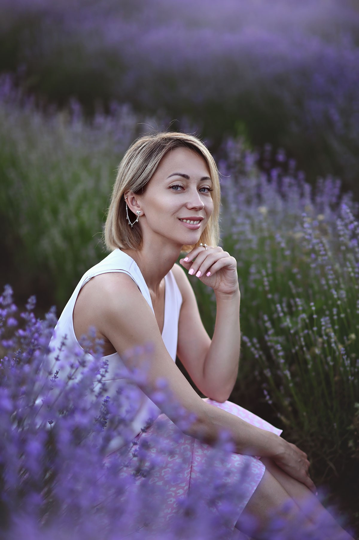 Лавандовое поле в Анталии. Фотограф Анталия, Кемер, Белек, Сиде Дарья Кая