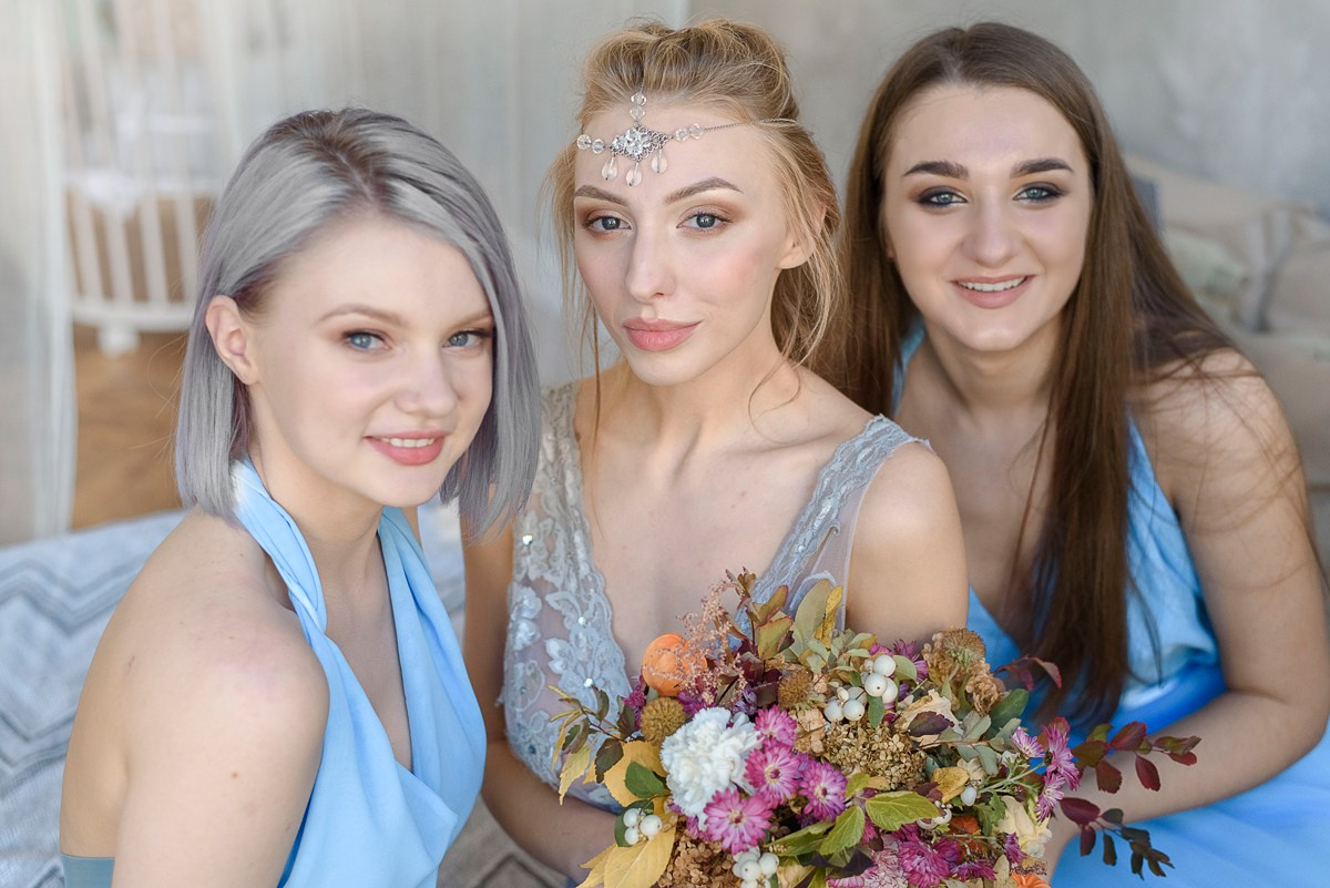 Свадебная фотосессия в студии. Семейный фотограф и фотограф новорожденных в Вильнюсе Ирина Беленкевич