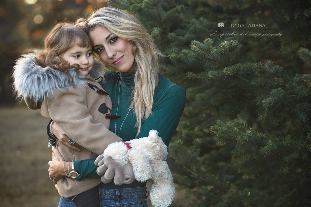 Mini sessioni «Cartolina di Natale». Lo specchio del tempo photography