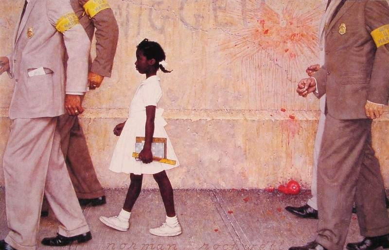 Norman Rockwell — The Problem We All Live With (1964)