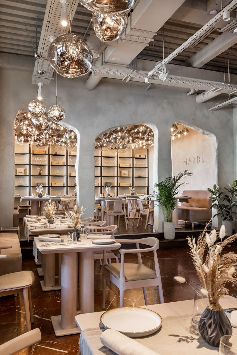 MARBL RESTAURANT. Interior Design & 3D Rendering | AB Design Buro