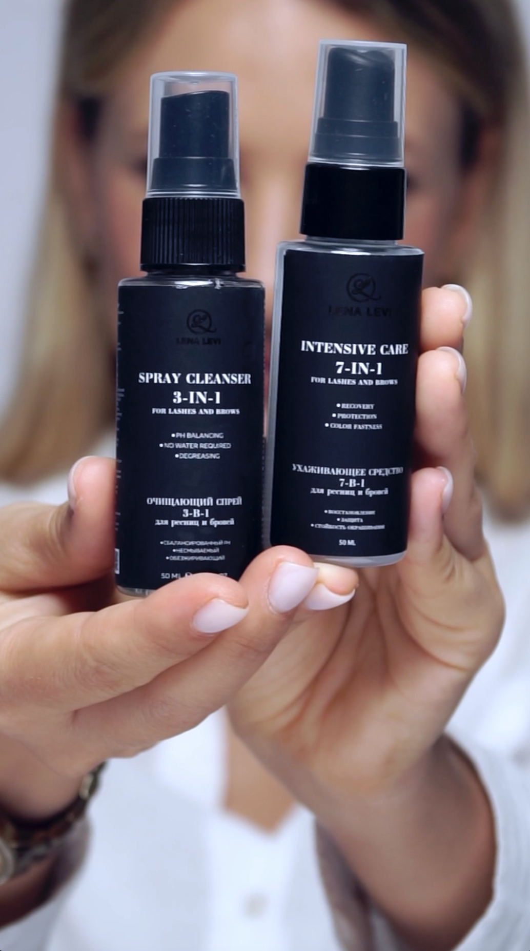 Makeup artist Rimma Peronkova for Lena Levi Brand. Ellstudio film production