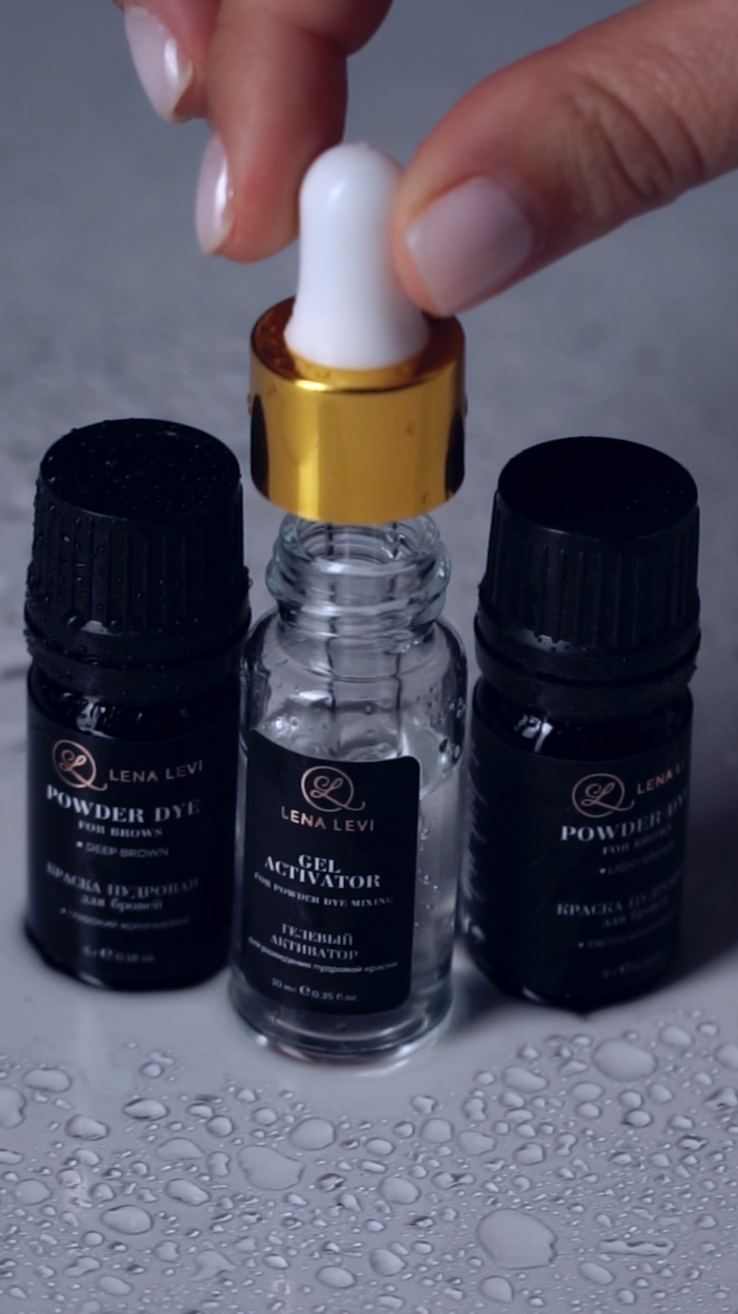 Makeup artist Rimma Peronkova for Lena Levi Brand. Ellstudio film production