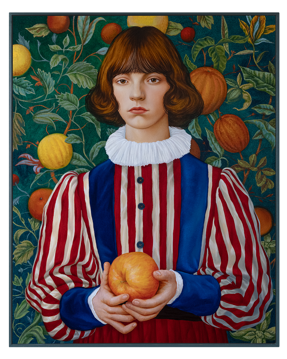 Portrait with an Apple. ELEN BEZHEN