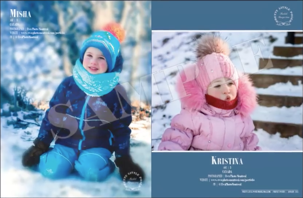 Sur les pages des magazines. Семейный и детский фотограф в Монреале Ewa Molchanovskaya