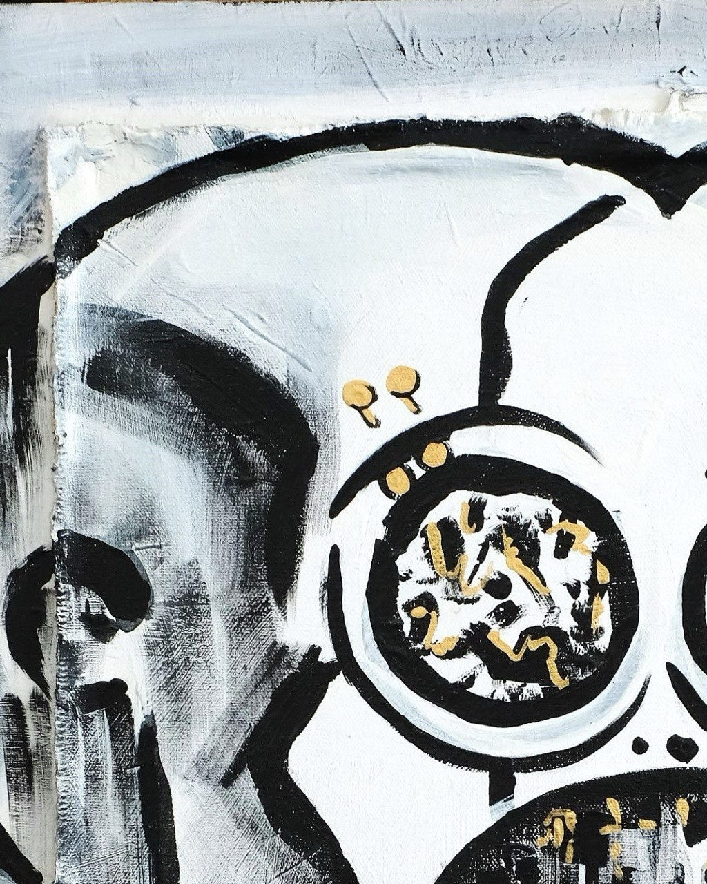 Art piece “White noise”. The Synclair