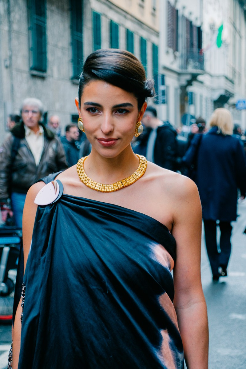 Street style in Milan. Milano Fashion Week