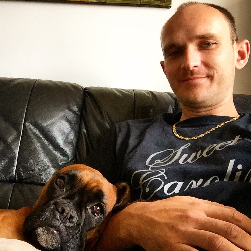 My ״Star״ Boxer Dog