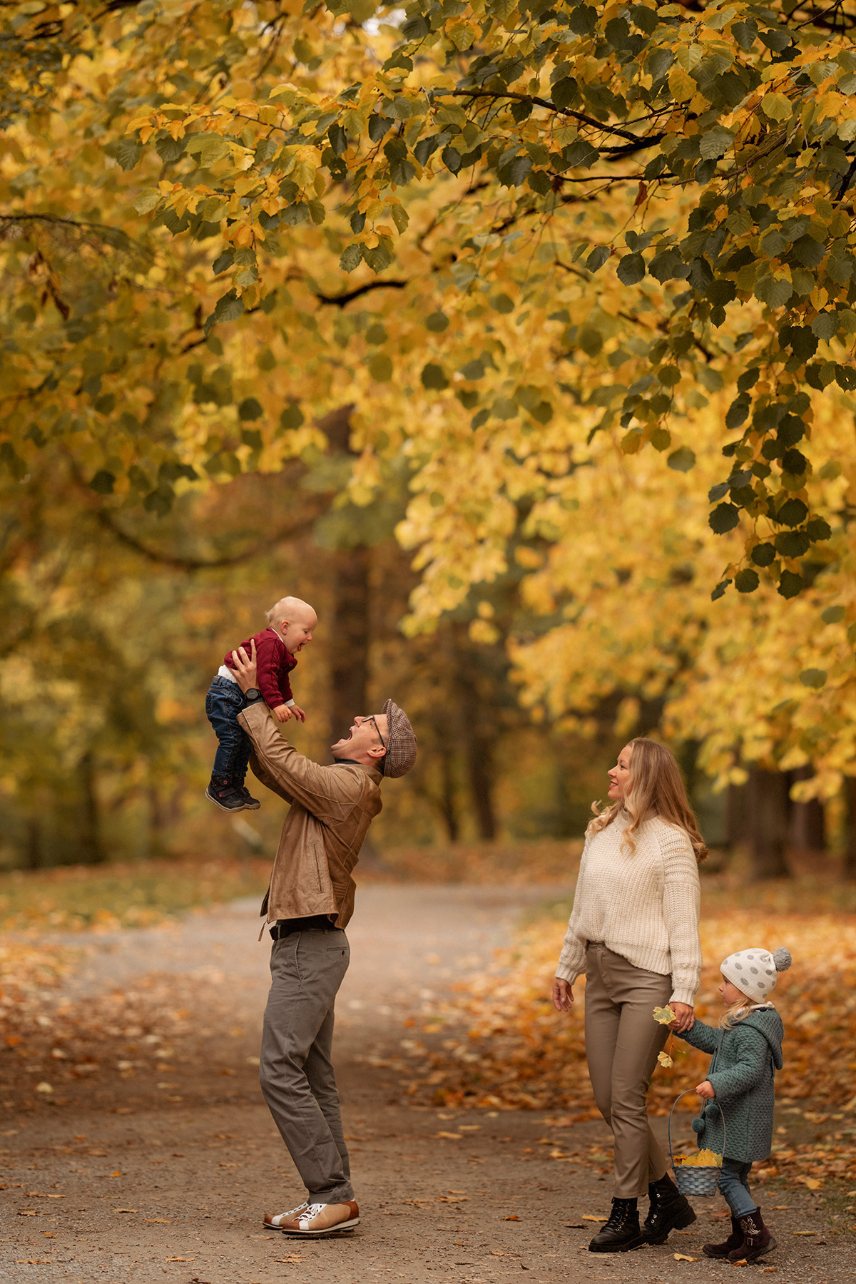 Herbst Fotoshooting im residenzgarten Würzburg 