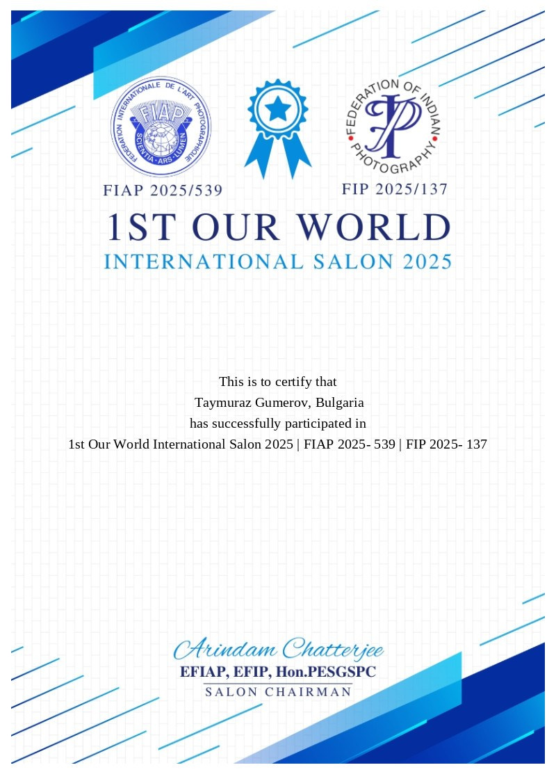 My Awards. Портретен и будоар фотограф в София | Таймураз Гумеров