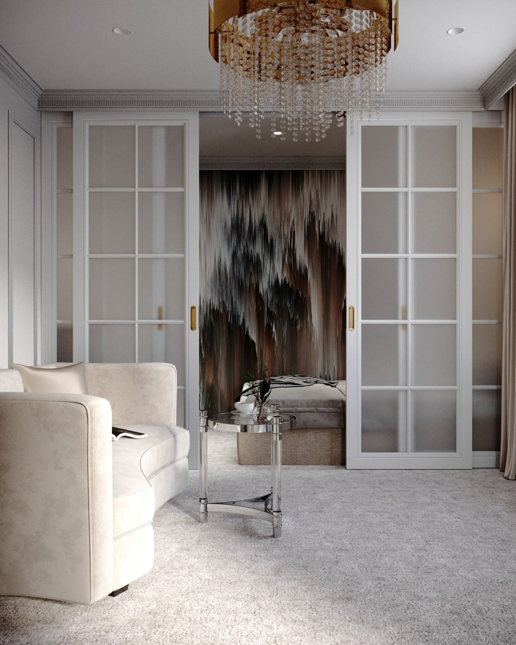 Māja Jēkabpilī 320 м2. Interjera dizaina studija 4 Stūri