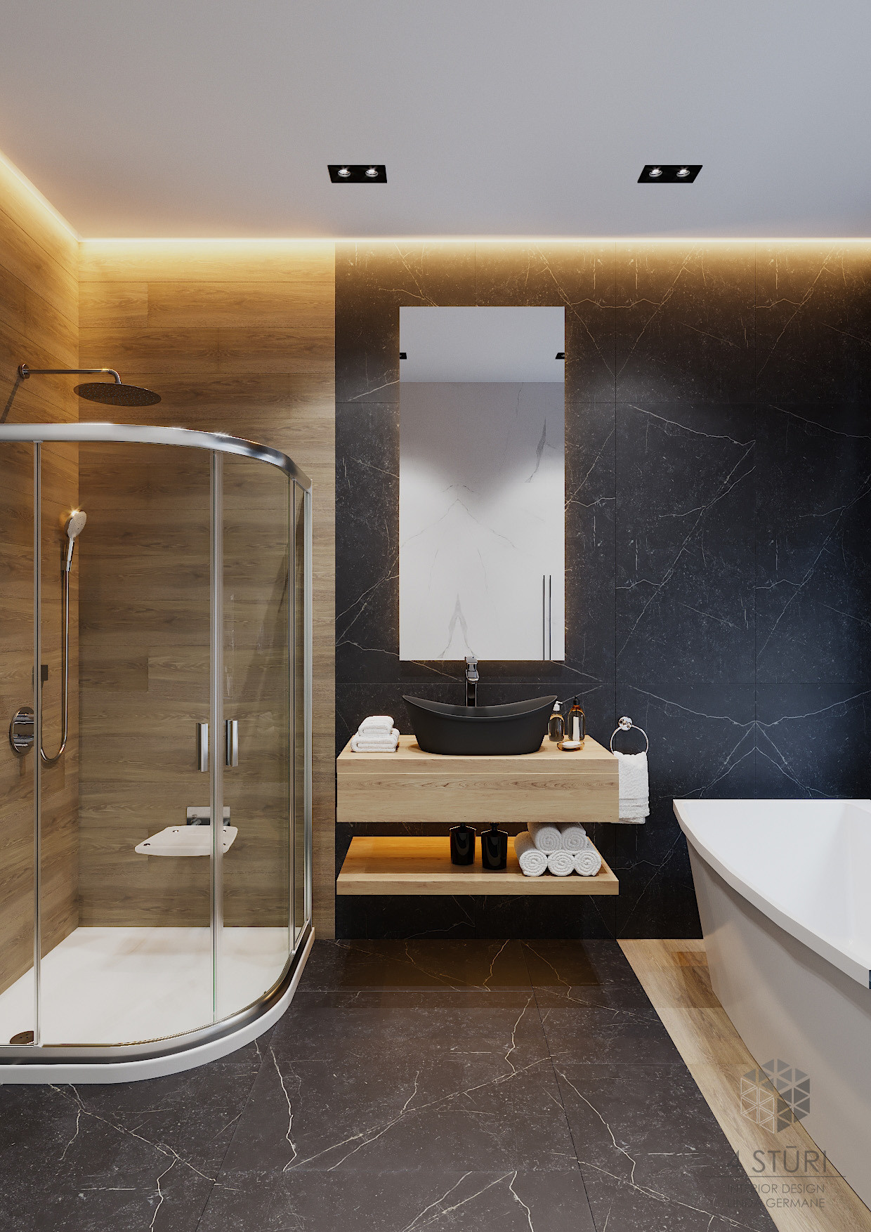 Квартира 114 м². Студия дизайна интерьера 4 Stūri