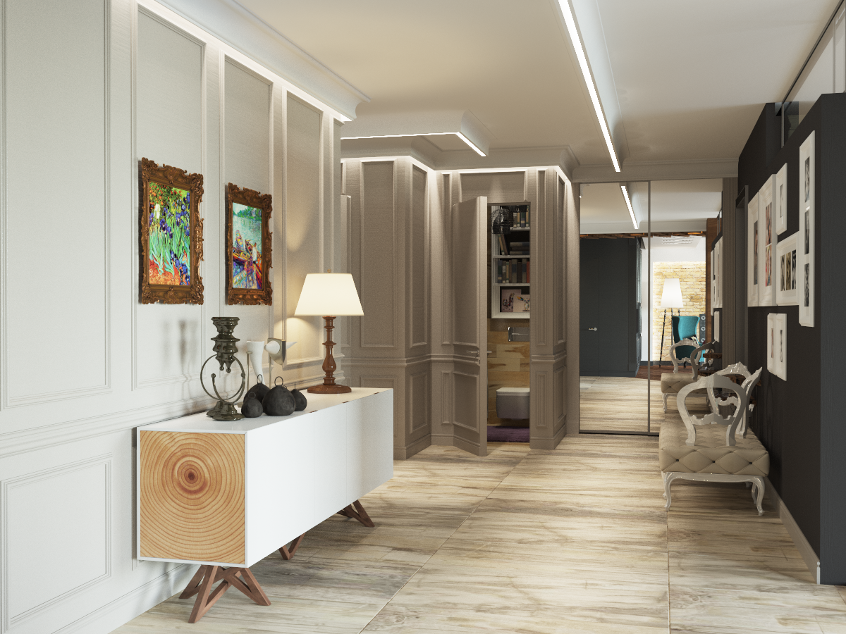 Квартира с видом на парк 220 м². г. Бергамо. Архитектор, дизайнер интерьера, декоратор