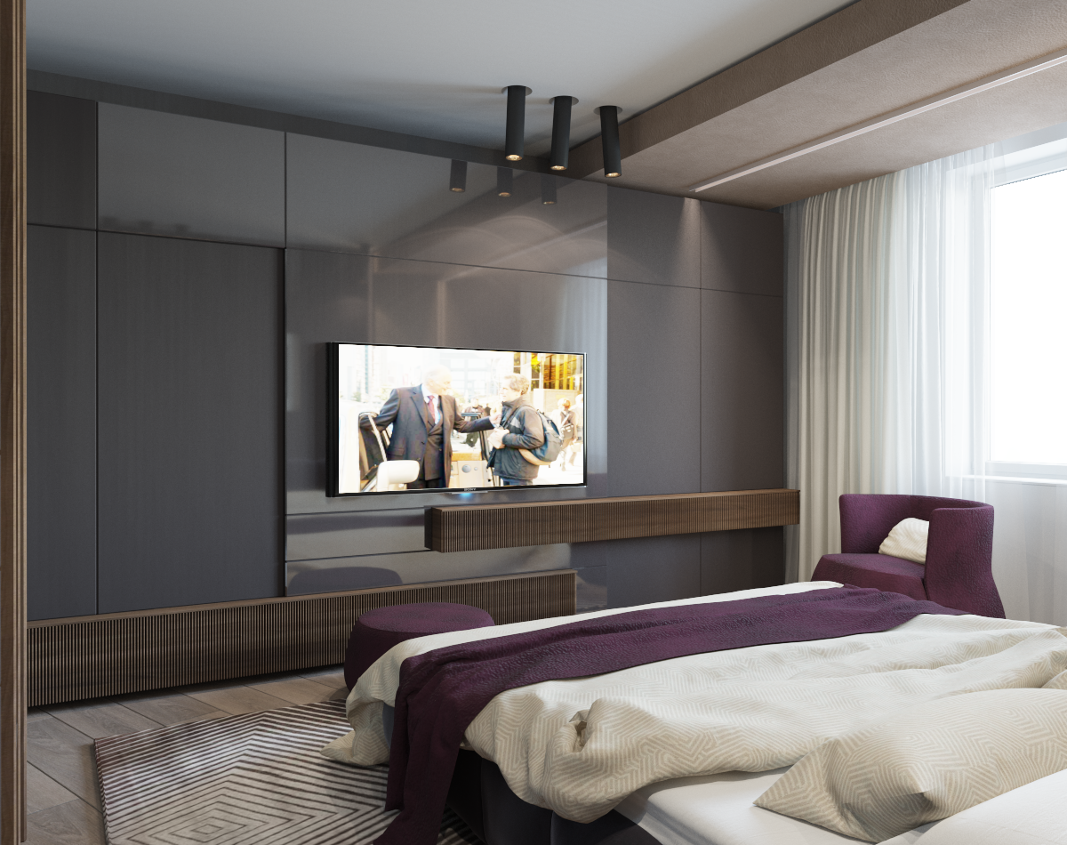 Квартира для холостяка 68 м². г. Минск. Архитектор, дизайнер интерьера, декоратор