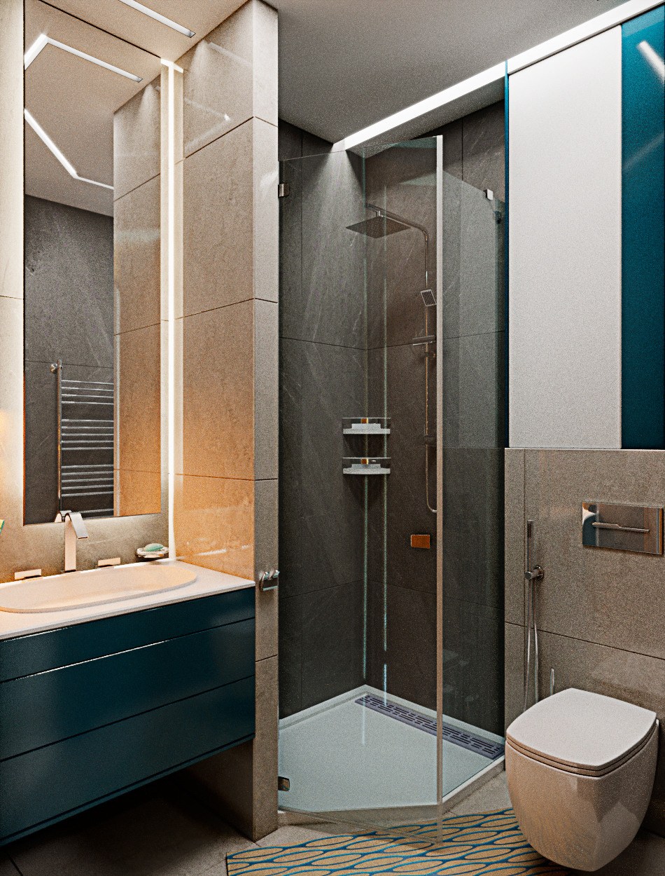 Квартира в стиле лофт 70 м², г. Москва. Архитектор, дизайнер интерьера, декоратор