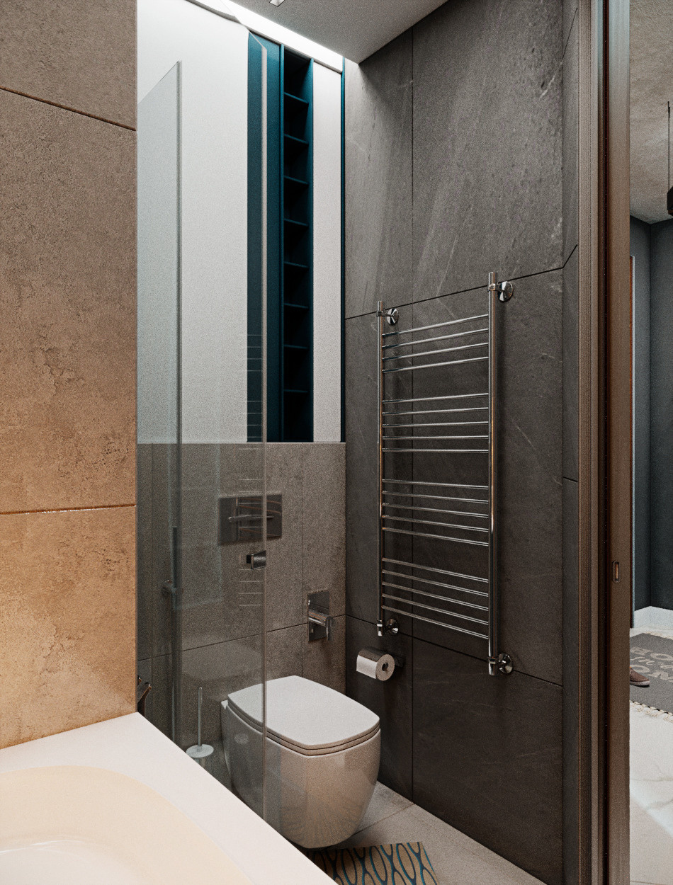 Квартира в стиле лофт 70 м², г. Москва. Архитектор, дизайнер интерьера, декоратор