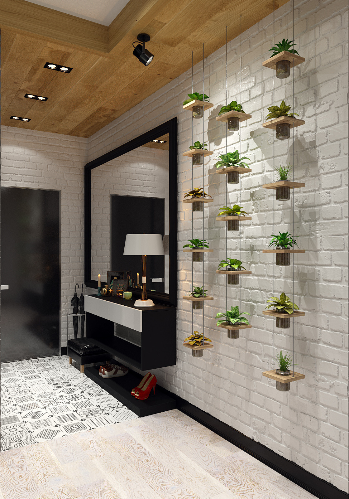 Квартира в стиле лофт 75 м², г. Обнинск. Архитектор, дизайнер интерьера, декоратор