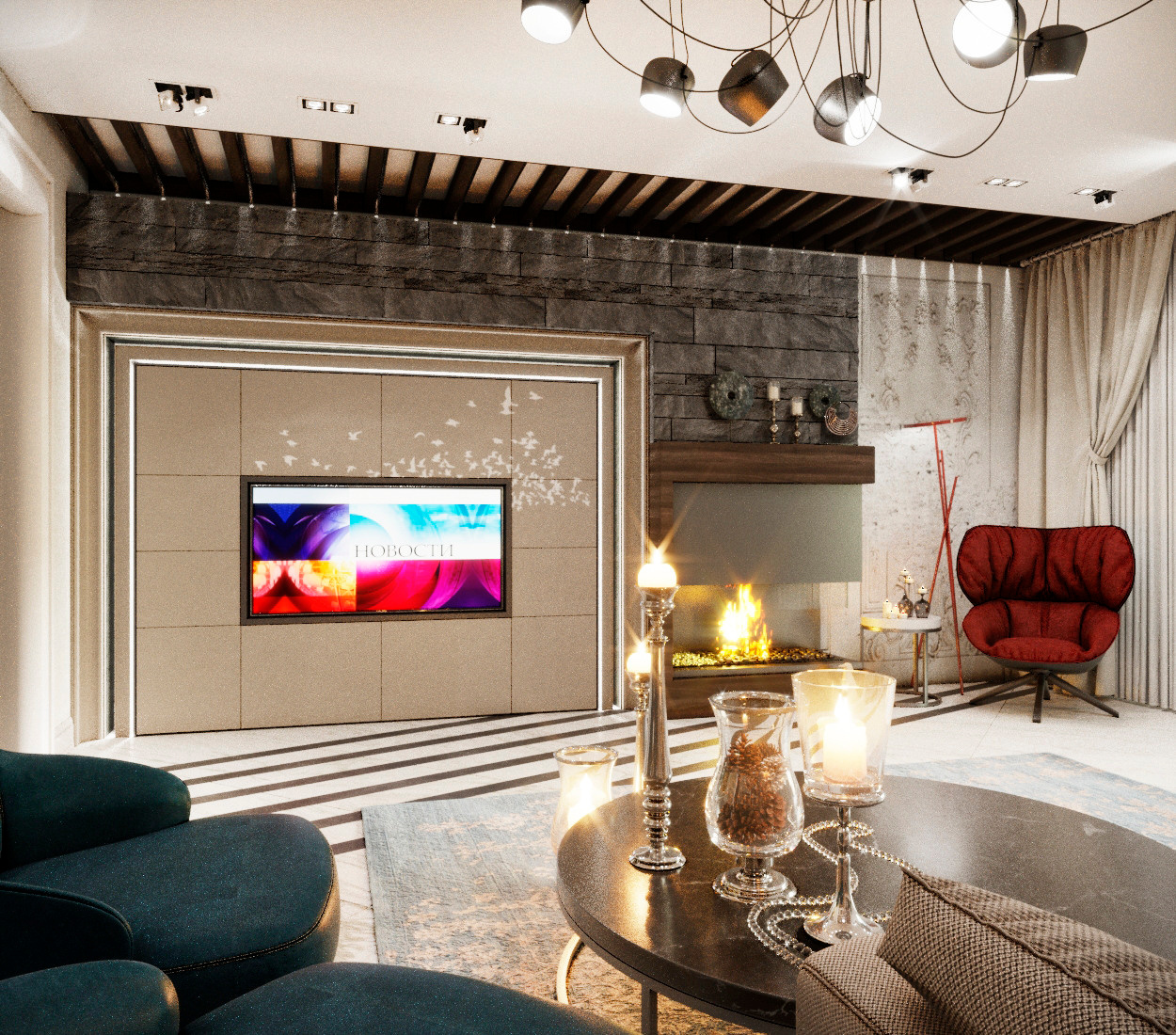 Частный дом 320 м², г. Кишинев. Архитектор, дизайнер интерьера, декоратор