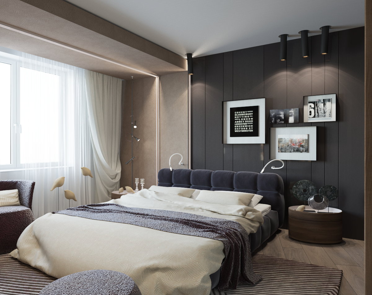 Квартира для холостяка 68 м². г. Минск. Архитектор, дизайнер интерьера, декоратор