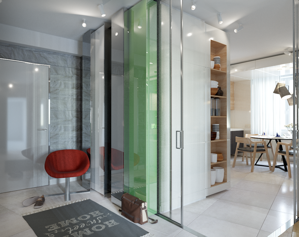 Квартира для холостяка 68 м². г. Минск. Архитектор, дизайнер интерьера, декоратор