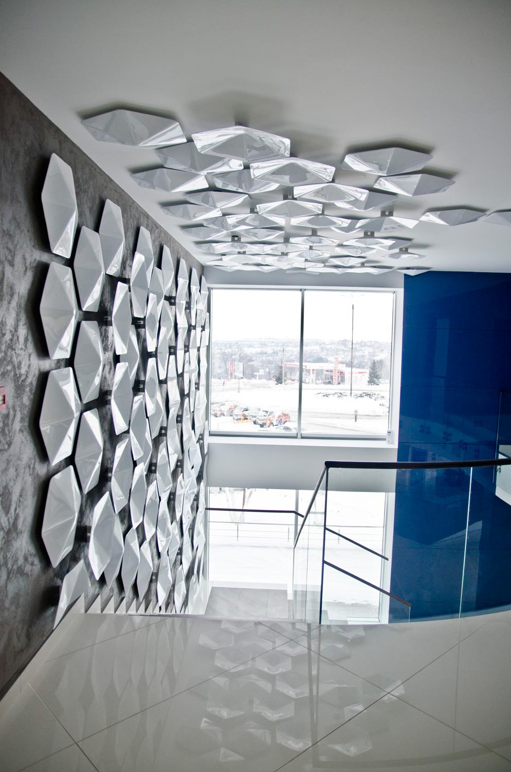 Холл холдинга. Зона администратора. Архитектор, дизайнер интерьера, декоратор