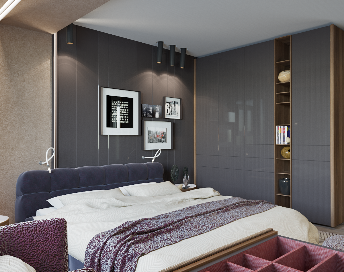 Квартира для холостяка 68 м². г. Минск. Архитектор, дизайнер интерьера, декоратор