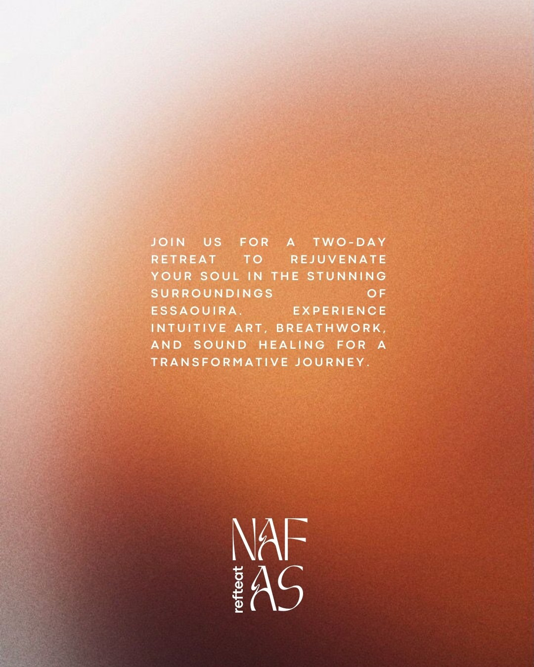 Nafas Yoga retreat — Instagram Post 4×5. Nœrgie — (Event) design