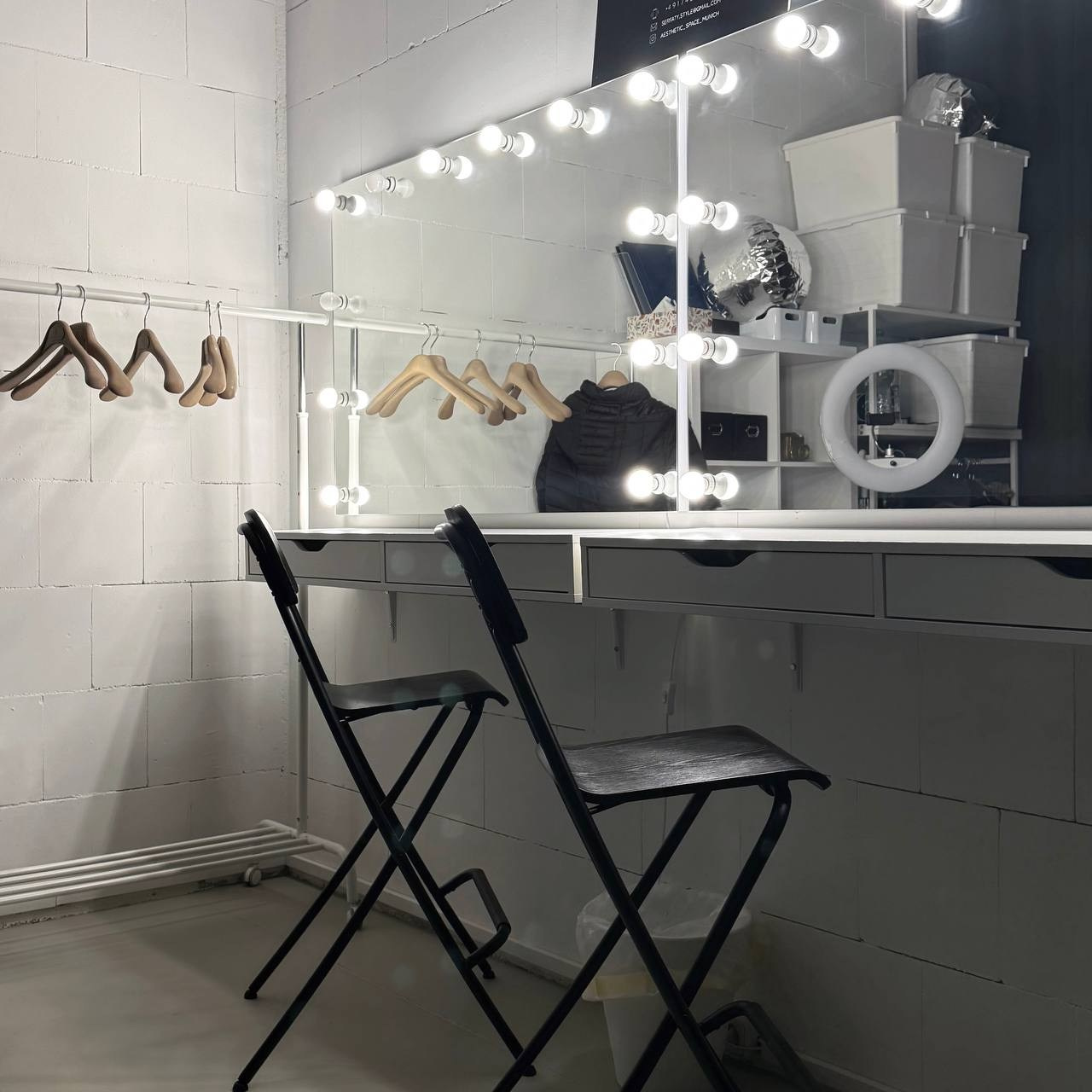 Equipment & Props. Photo studio Aesthetic Space. Rental studio from 1 hour