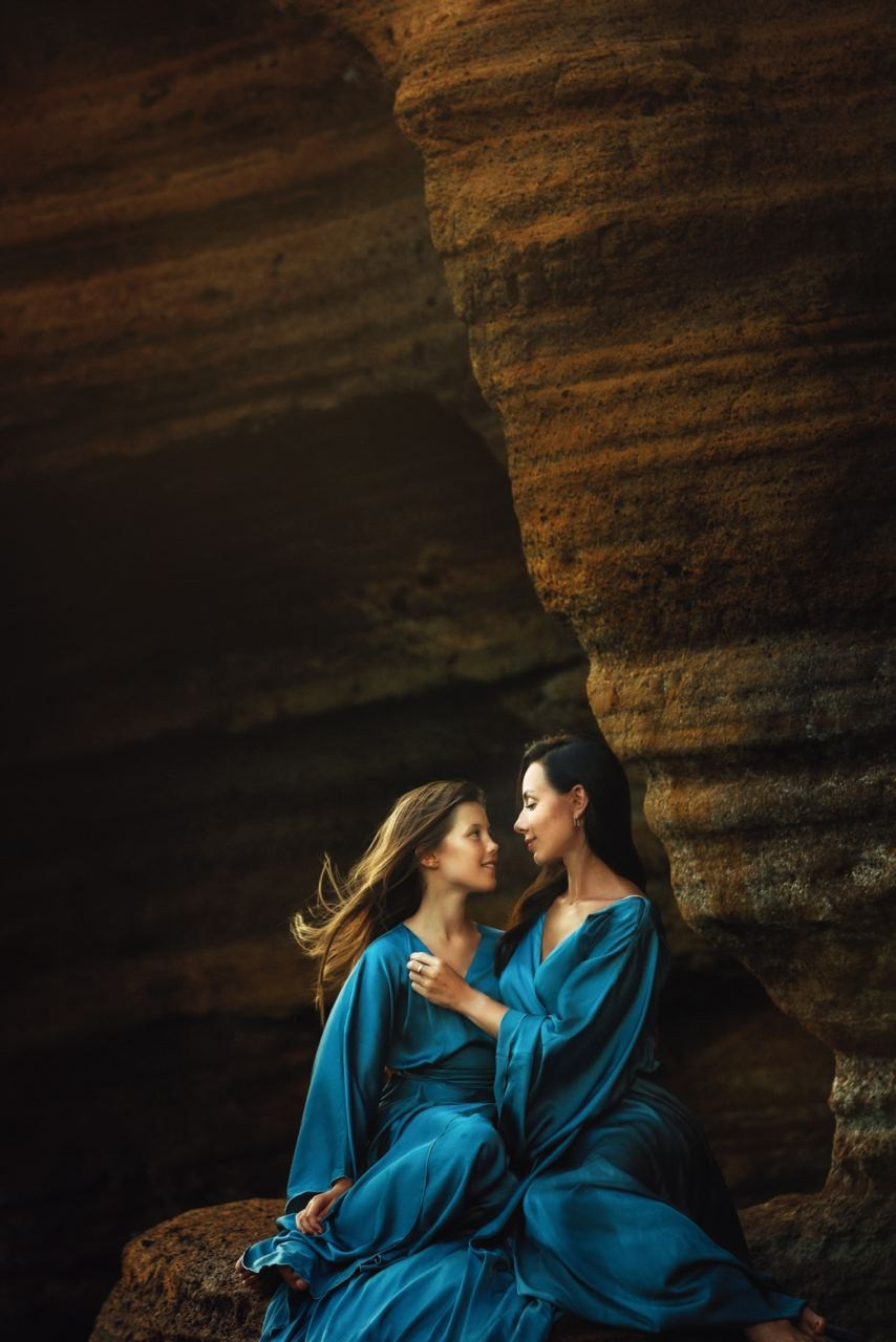 Blue dresses 40+10€. Professional photography in Tenerife Tania Bonnet