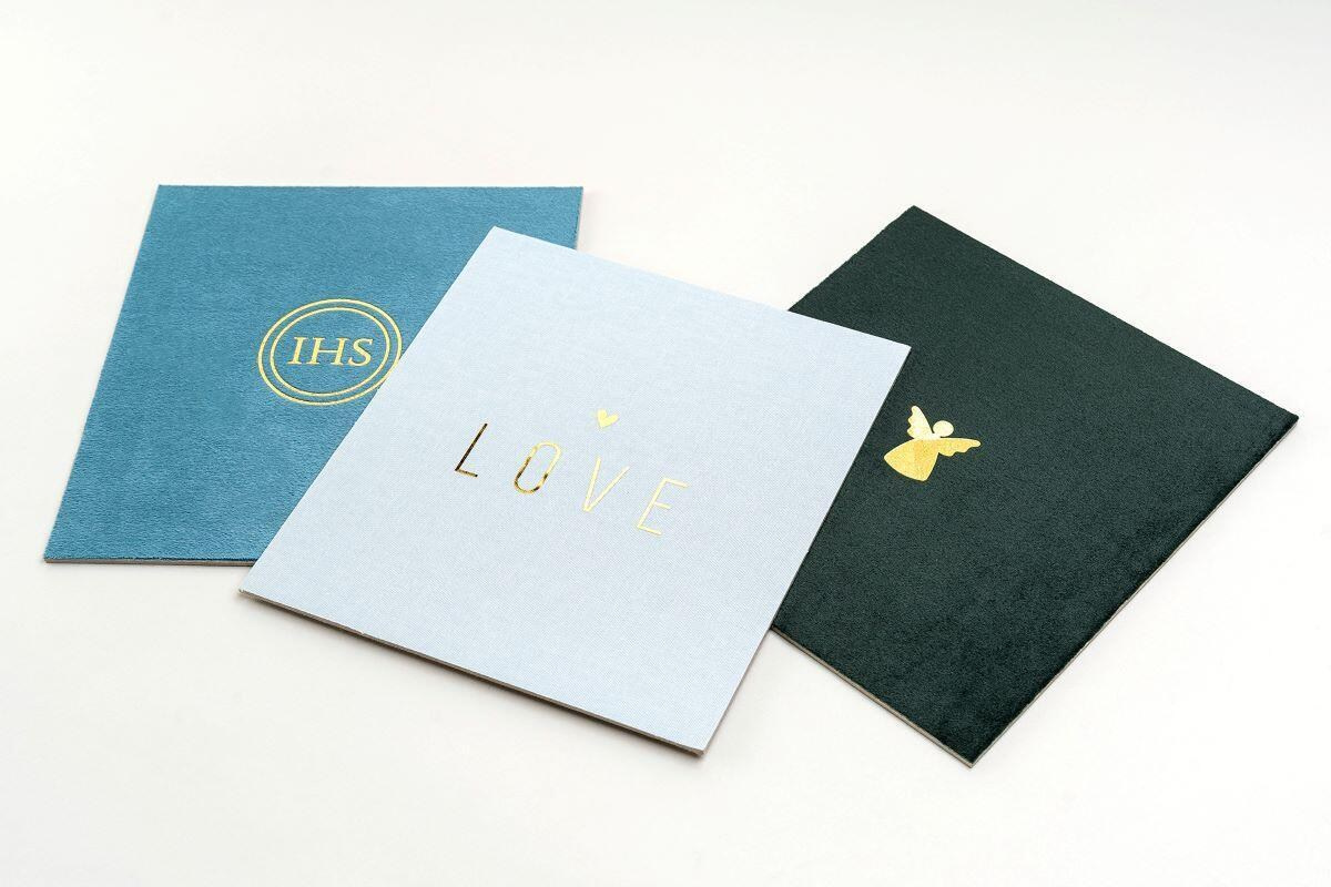 Gilding - izspiedums ar foliju