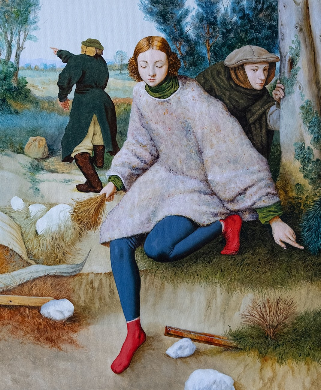 The girl in red socks. Paul Rog