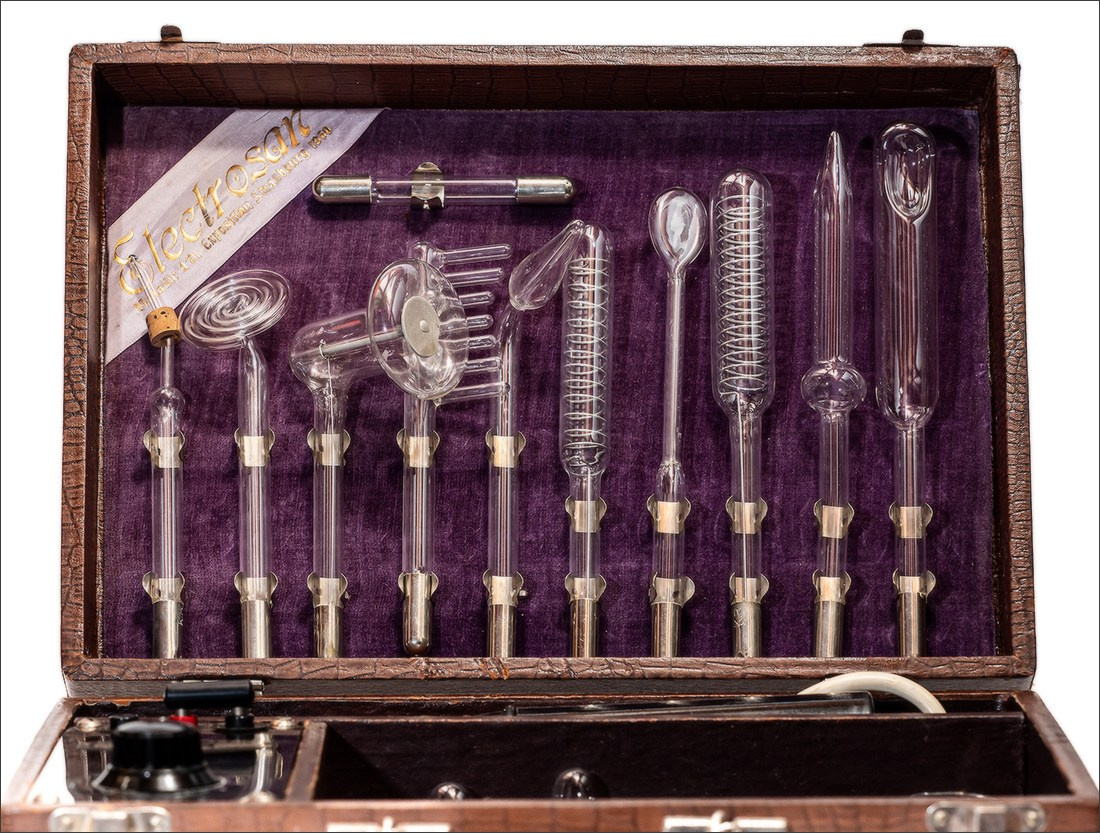 Old instruments for cosmetology
