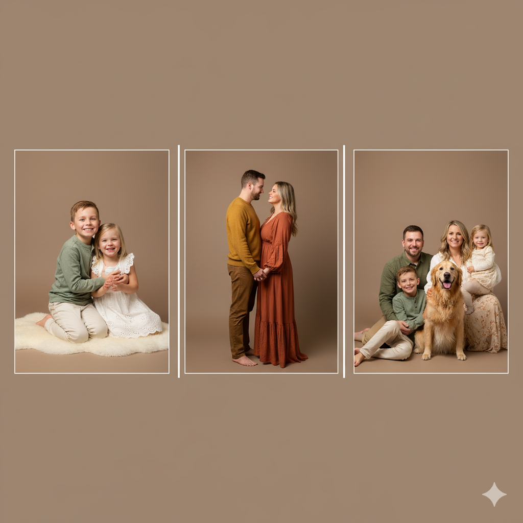 Colores y Vestuario para Sesión de Fotos en Estudio | Guía Rainbox Estudio. Rainbox Estudio de Fotografía