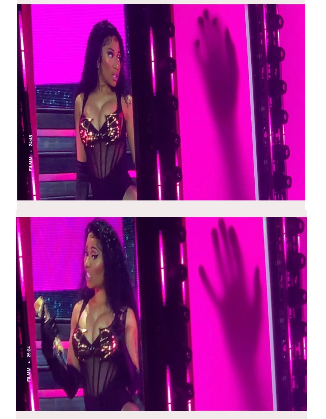 The Pink Friday 2 World Tour (also known as Nicki Minaj Presents: Pink Friday 2 World Tour or Gag City Tour) Milwaukee, 4/13/2024 at the Fiserv Forum.