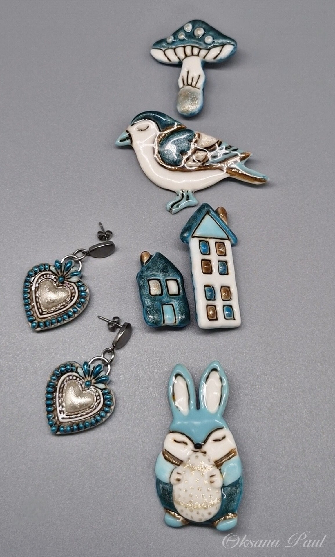 Имитация эмали / Emaille-Optik ➜. Oksana Paul-Gardinen-Design Oksana Paul ✧ Art of Gardinen & Textile Design ✧ Polymer Clay Art & Handmade Creatures