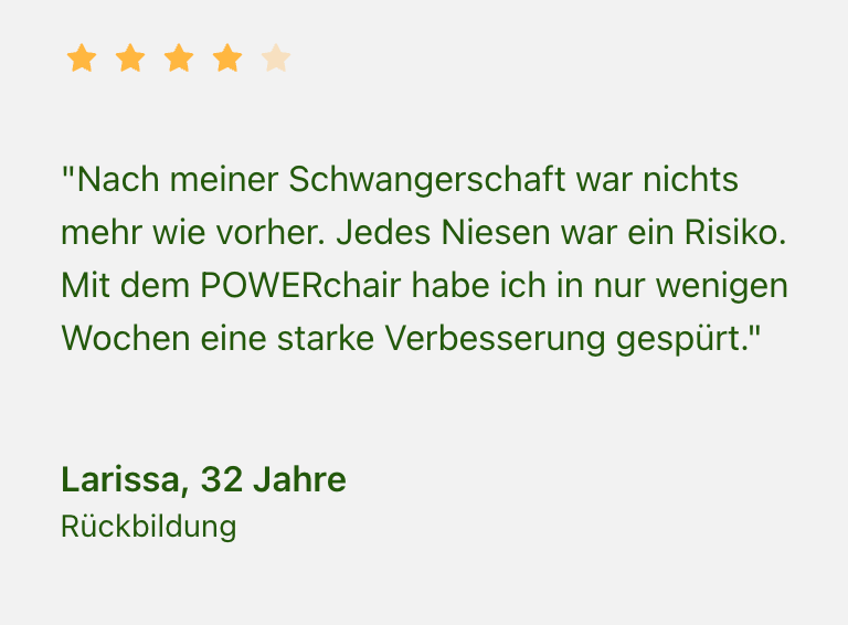 Für Frauen. Gesundheitszentrum Lena Nozar — PowerChair Behandlung in Werne & NRW